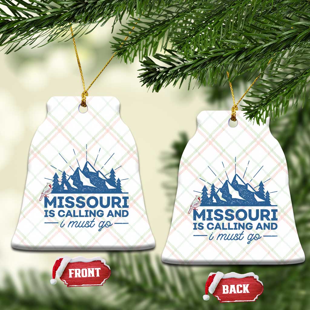 Missouri Traveling Lover Ceramic Ornament Missouri Is Calling And I Must Go