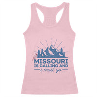 Missouri Traveling Lover Racerback Tank Top Missouri Is Calling And I Must Go