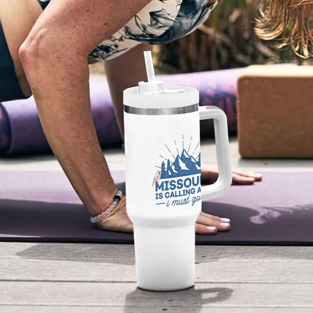 Missouri Traveling Lover Tumbler With Handle Missouri Is Calling And I Must Go