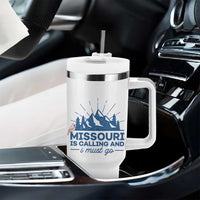 Missouri Traveling Lover Tumbler With Handle Missouri Is Calling And I Must Go