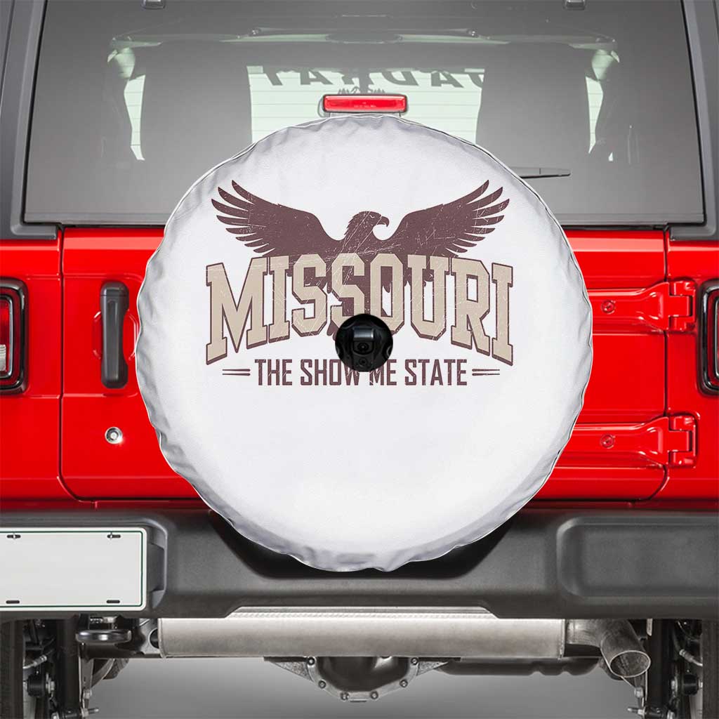 Vintage Missouri Eagle Spare Tire Cover Missouri The Show Me State Retro Distressed