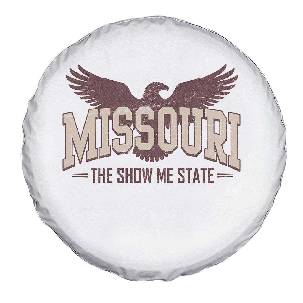 Vintage Missouri Eagle Spare Tire Cover Missouri The Show Me State Retro Distressed