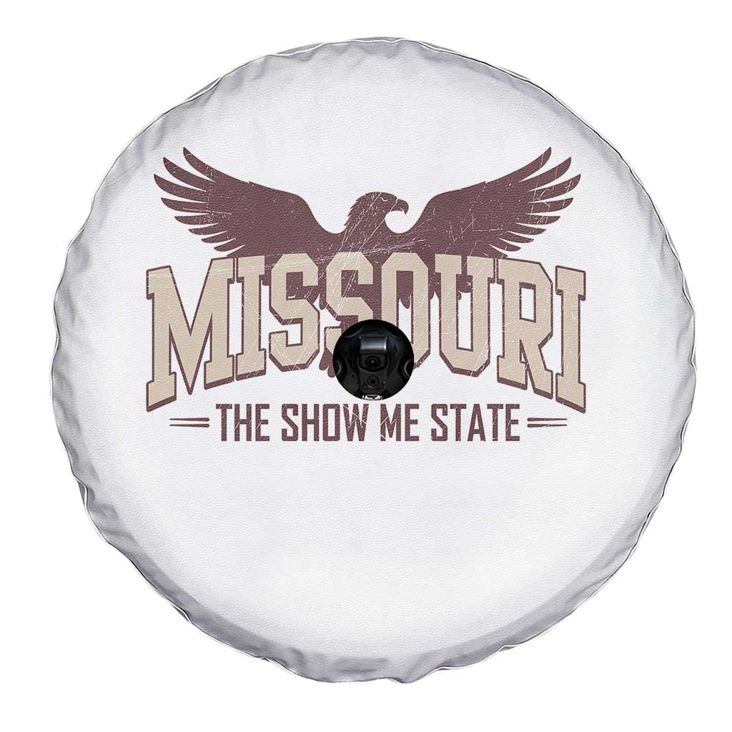 Vintage Missouri Eagle Spare Tire Cover Missouri The Show Me State Retro Distressed