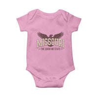 Vintage Missouri Eagle Baby Onesie Missouri The Show Me State Retro Distressed