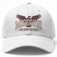 Vintage Missouri Eagle Baseball Cap Missouri The Show Me State Retro Distressed