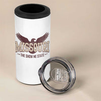 Vintage Missouri Eagle 4 in 1 Can Cooler Tumbler Missouri The Show Me State Retro Distressed