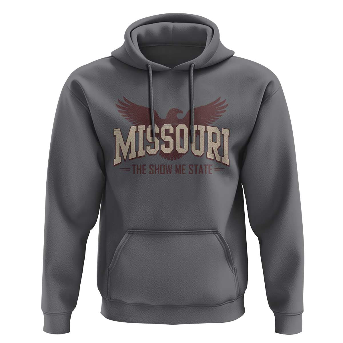 Vintage Missouri Eagle Hoodie Missouri The Show Me State Retro Distressed