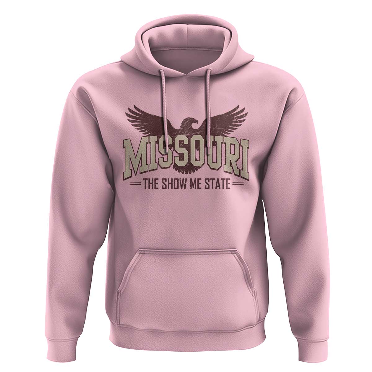 Vintage Missouri Eagle Hoodie Missouri The Show Me State Retro Distressed