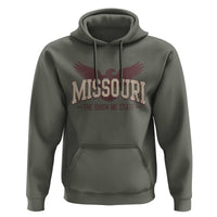 Vintage Missouri Eagle Hoodie Missouri The Show Me State Retro Distressed