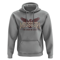 Vintage Missouri Eagle Hoodie Missouri The Show Me State Retro Distressed