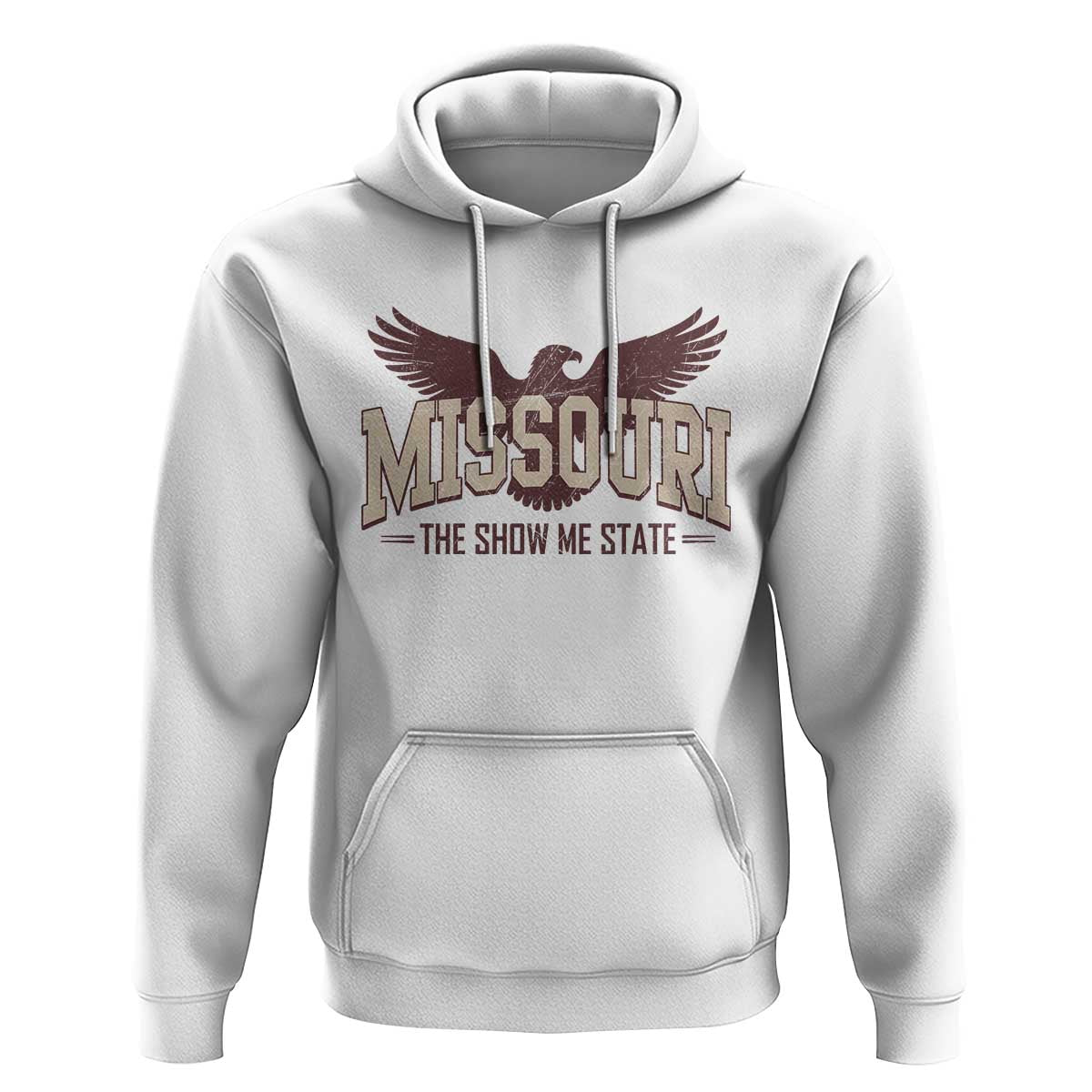Vintage Missouri Eagle Hoodie Missouri The Show Me State Retro Distressed
