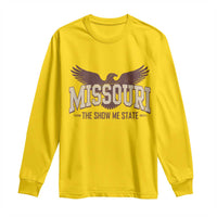Vintage Missouri Eagle Long Sleeve Shirt Missouri The Show Me State Retro Distressed