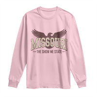 Vintage Missouri Eagle Long Sleeve Shirt Missouri The Show Me State Retro Distressed