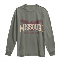 Vintage Missouri Eagle Long Sleeve Shirt Missouri The Show Me State Retro Distressed