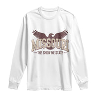 Vintage Missouri Eagle Long Sleeve Shirt Missouri The Show Me State Retro Distressed