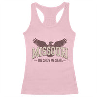 Vintage Missouri Eagle Racerback Tank Top Missouri The Show Me State Retro Distressed