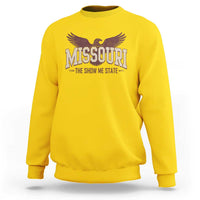 Vintage Missouri Eagle Sweatshirt Missouri The Show Me State Retro Distressed