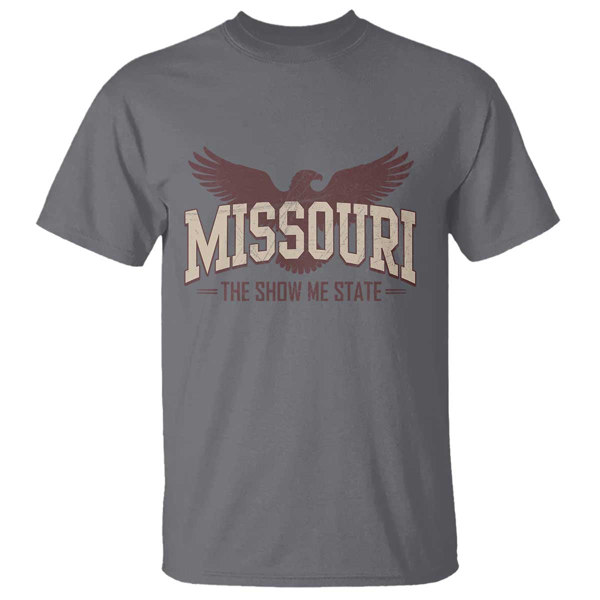 Vintage Missouri Eagle T Shirt Missouri The Show Me State Retro Distressed