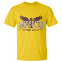 Vintage Missouri Eagle T Shirt Missouri The Show Me State Retro Distressed