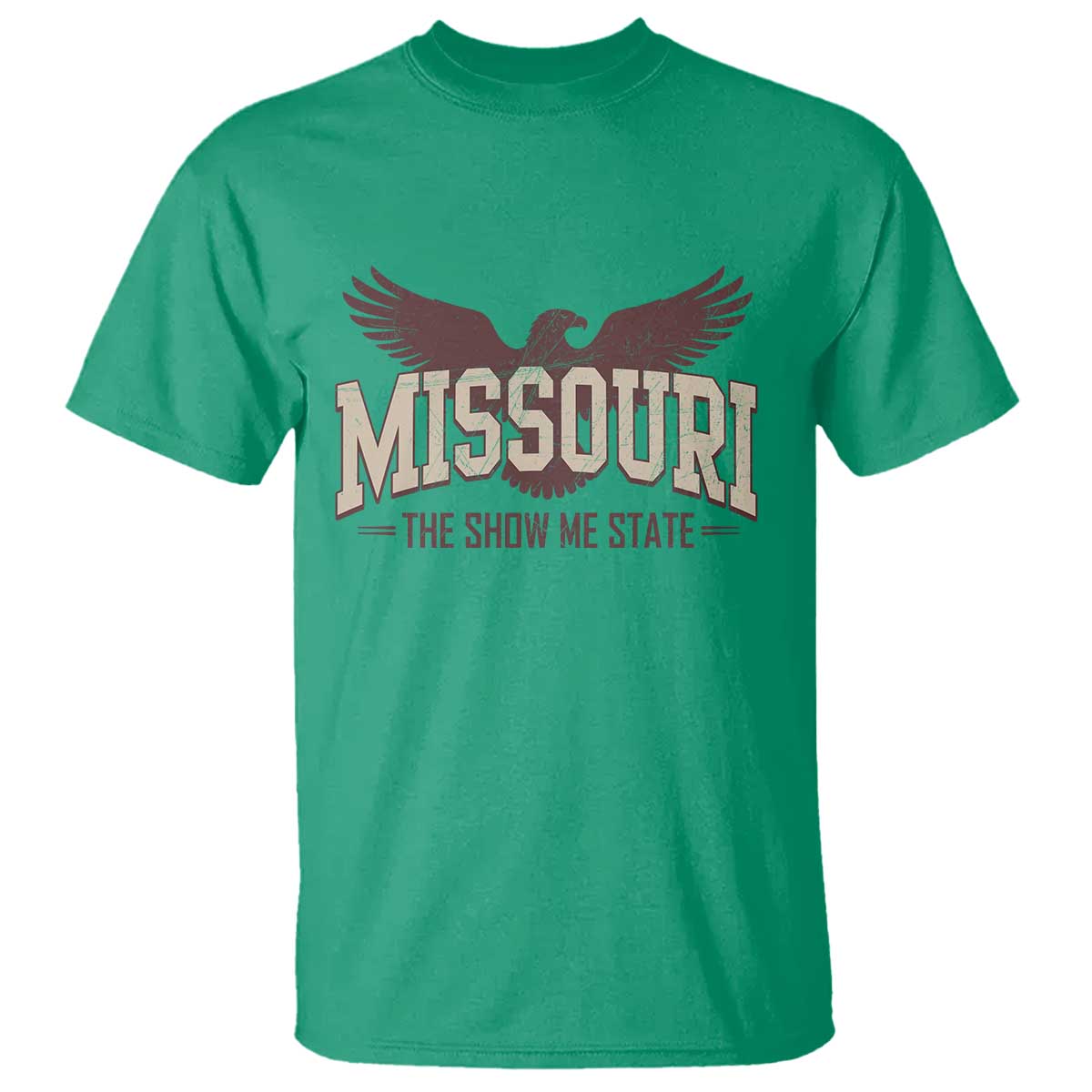 Vintage Missouri Eagle T Shirt Missouri The Show Me State Retro Distressed