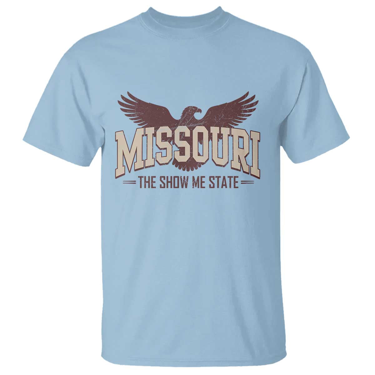 Vintage Missouri Eagle T Shirt Missouri The Show Me State Retro Distressed