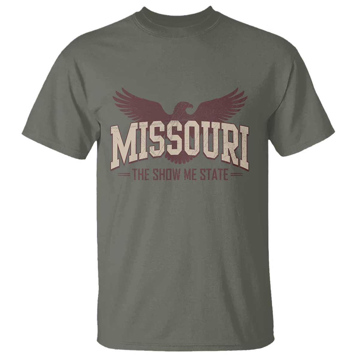 Vintage Missouri Eagle T Shirt Missouri The Show Me State Retro Distressed