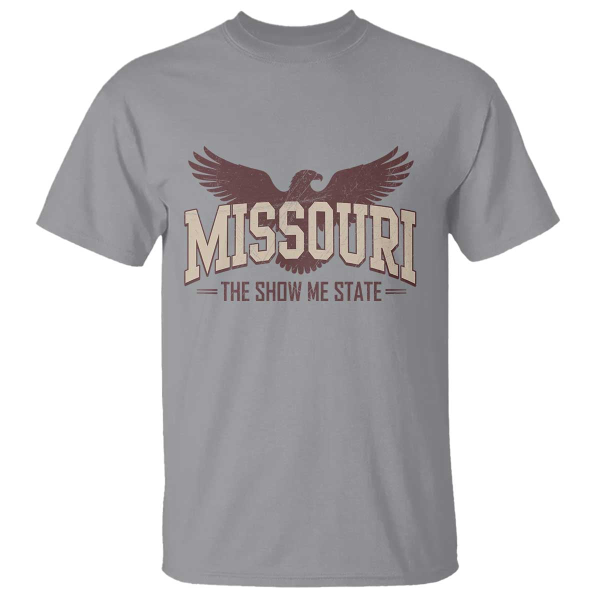 Vintage Missouri Eagle T Shirt Missouri The Show Me State Retro Distressed