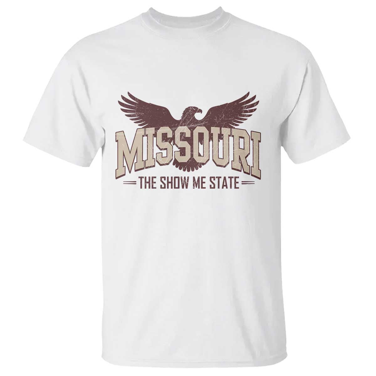 Vintage Missouri Eagle T Shirt Missouri The Show Me State Retro Distressed