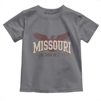 Vintage Missouri Eagle Toddler T Shirt Missouri The Show Me State Retro Distressed