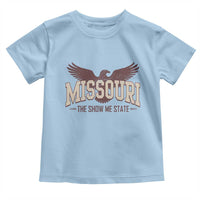 Vintage Missouri Eagle Toddler T Shirt Missouri The Show Me State Retro Distressed