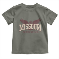 Vintage Missouri Eagle Toddler T Shirt Missouri The Show Me State Retro Distressed