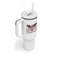 Vintage Missouri Eagle Tumbler With Handle Missouri The Show Me State Retro Distressed