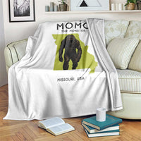 Louisiana Missouri Cryptid Lover Throw Blanket Home Of Momo The Monster