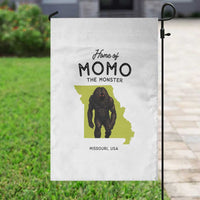 Louisiana Missouri Cryptid Lover Garden Flag Home Of Momo The Monster