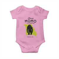 Louisiana Missouri Cryptid Lover Baby Onesie Home Of Momo The Monster