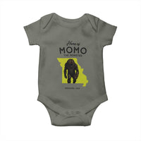 Louisiana Missouri Cryptid Lover Baby Onesie Home Of Momo The Monster