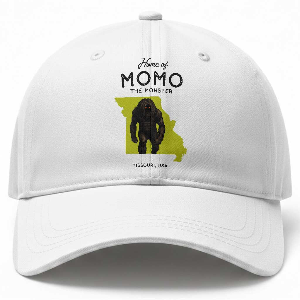 Louisiana Missouri Cryptid Lover Baseball Cap Home Of Momo The Monster