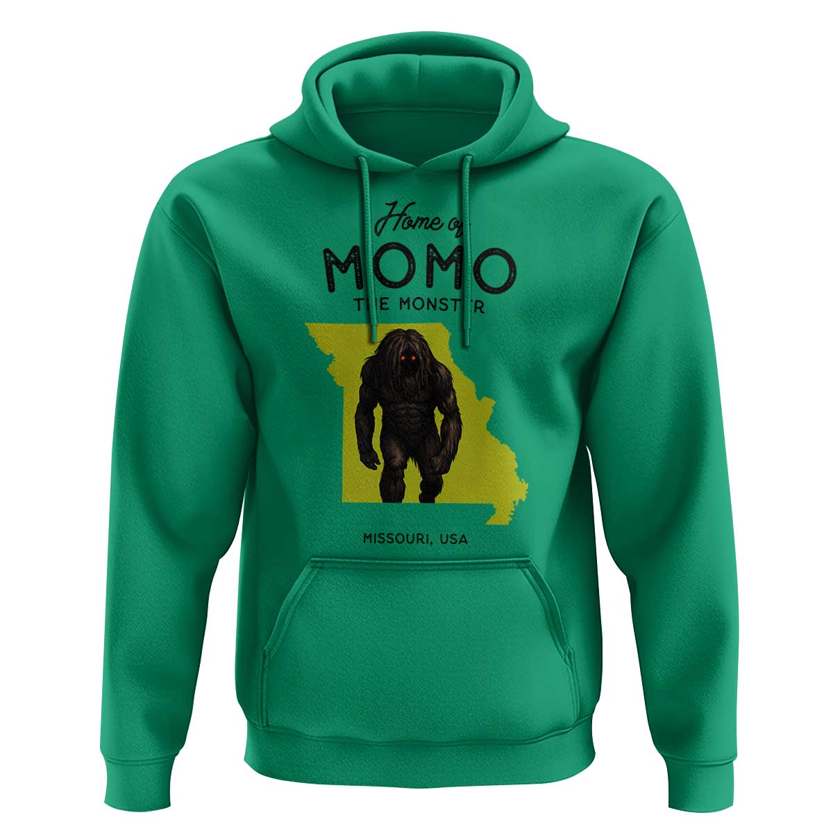 Louisiana Missouri Cryptid Lover Hoodie Home Of Momo The Monster