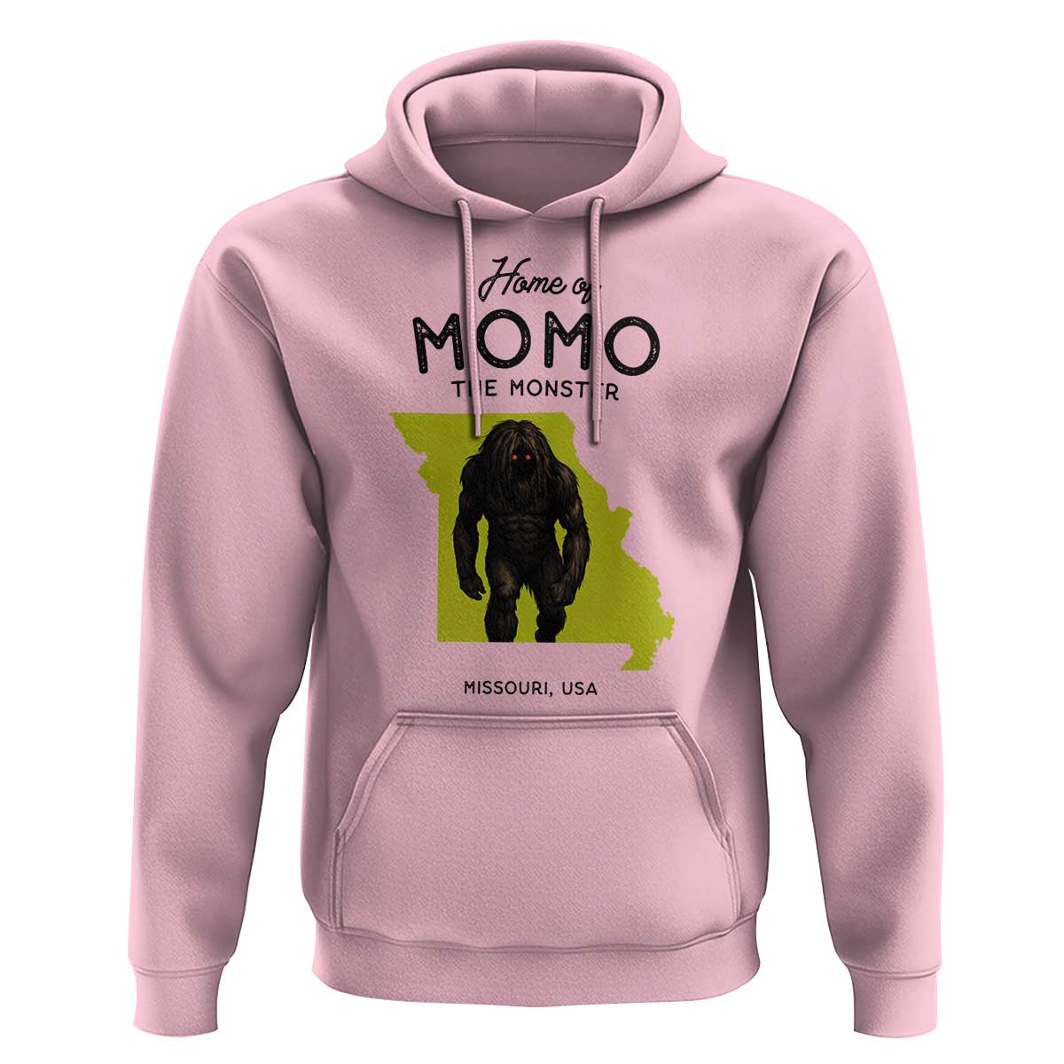 Louisiana Missouri Cryptid Lover Hoodie Home Of Momo The Monster