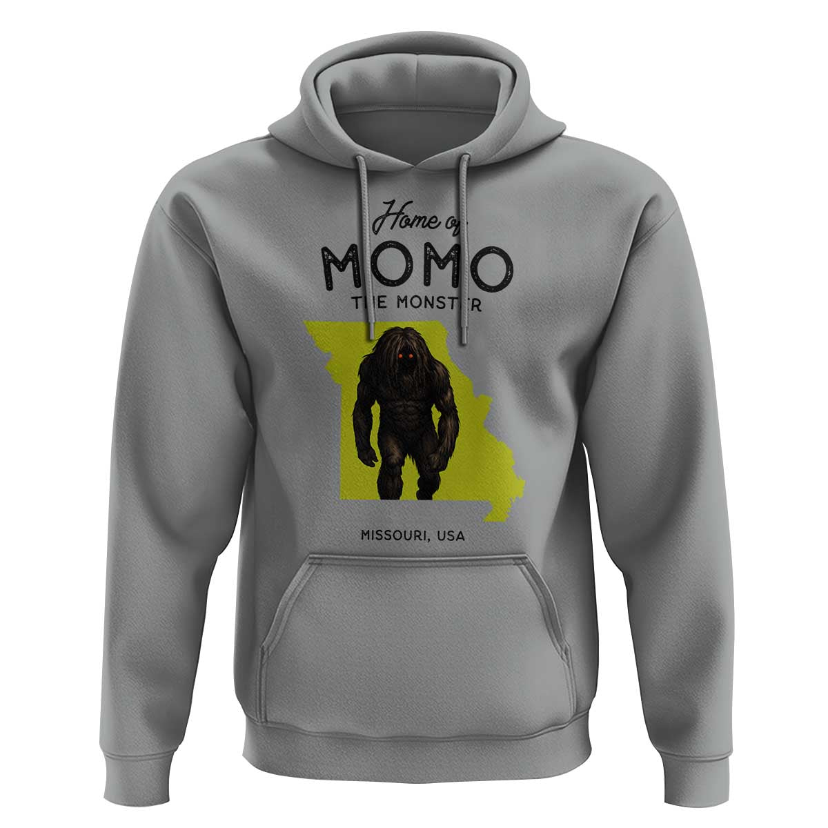 Louisiana Missouri Cryptid Lover Hoodie Home Of Momo The Monster