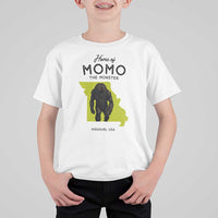 Louisiana Missouri Cryptid Lover T Shirt For Kid Home Of Momo The Monster