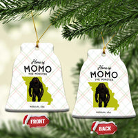 Louisiana Missouri Cryptid Lover Ceramic Ornament Home Of Momo The Monster