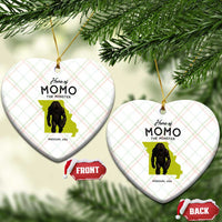 Louisiana Missouri Cryptid Lover Ceramic Ornament Home Of Momo The Monster