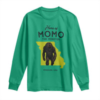 Louisiana Missouri Cryptid Lover Long Sleeve Shirt Home Of Momo The Monster