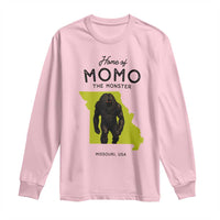 Louisiana Missouri Cryptid Lover Long Sleeve Shirt Home Of Momo The Monster