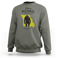 Louisiana Missouri Cryptid Lover Sweatshirt Home Of Momo The Monster