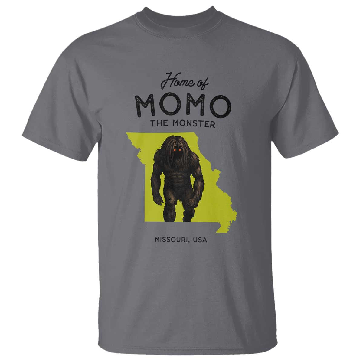 Louisiana Missouri Cryptid Lover T Shirt Home Of Momo The Monster