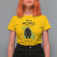 Louisiana Missouri Cryptid Lover T Shirt For Women Home Of Momo The Monster