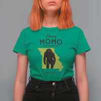 Louisiana Missouri Cryptid Lover T Shirt For Women Home Of Momo The Monster