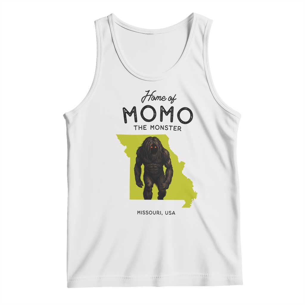 Louisiana Missouri Cryptid Lover Tank Top Home Of Momo The Monster